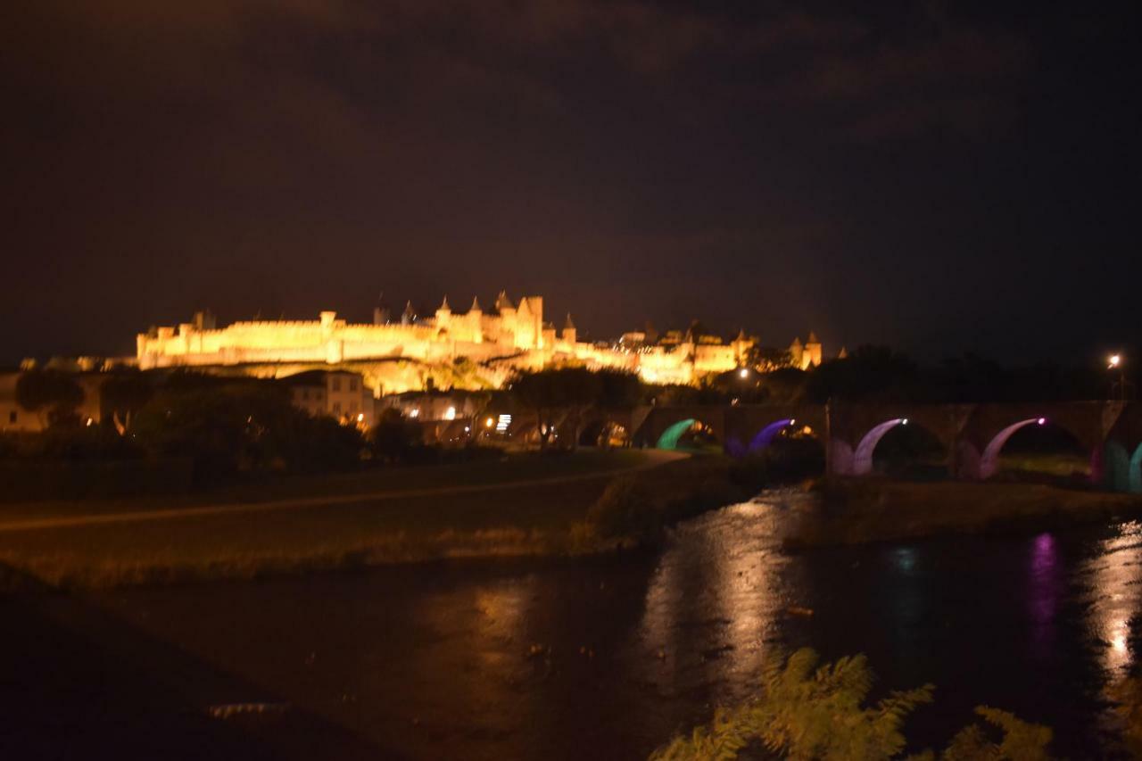 L'Or Vert, Castle View, Private Parking, Air Conditioner, Netflix, 160M From Medieval Town Carcassonne Exterior photo