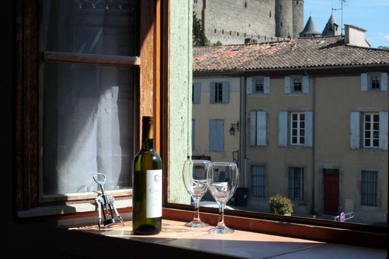 L'Or Vert, Castle View, Private Parking, Air Conditioner, Netflix, 160M From Medieval Town Carcassonne Exterior photo